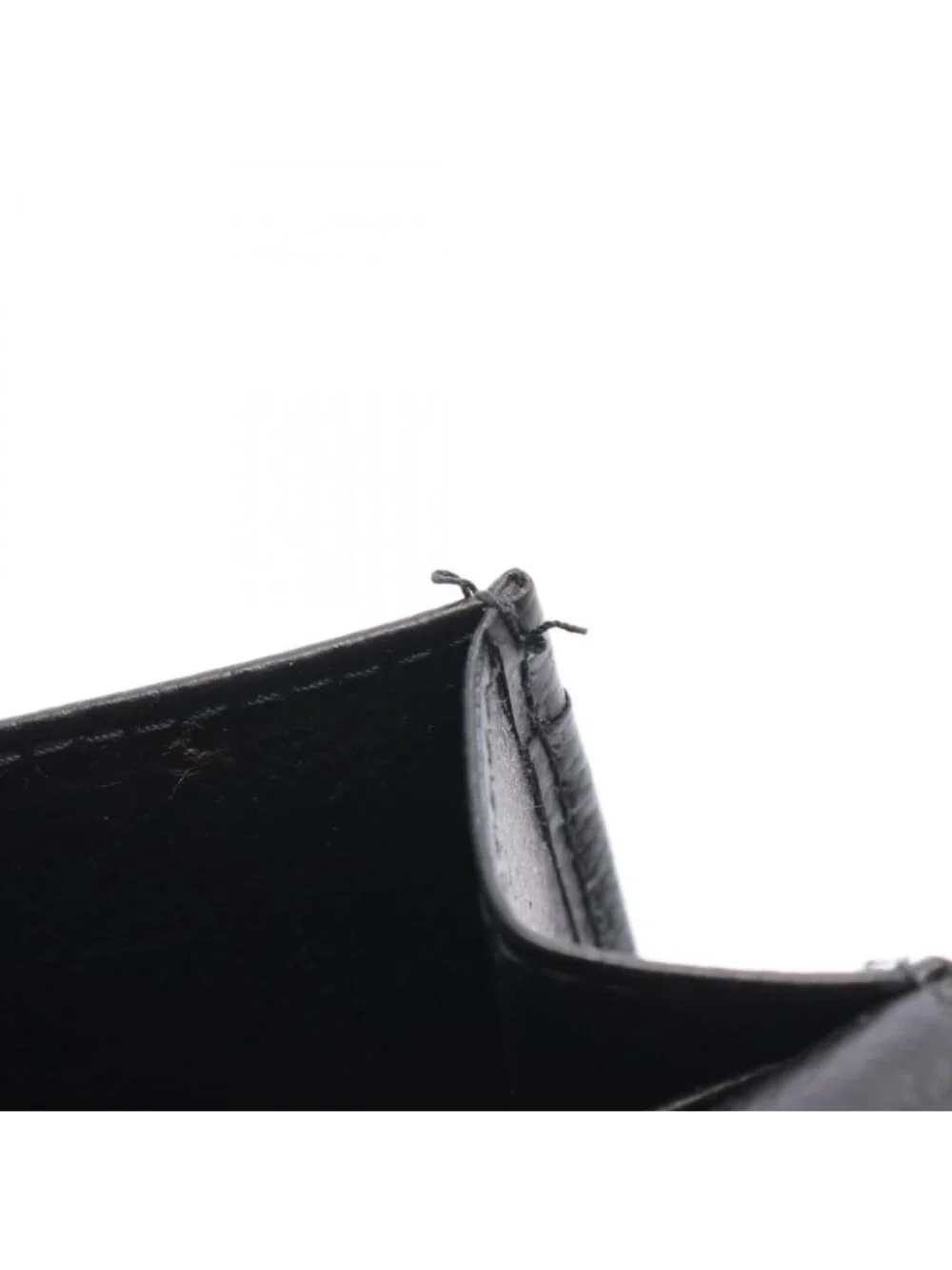Prada Bifold Wallet Black Gray Leather Long Billfold